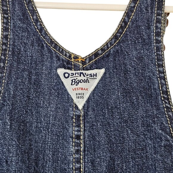 Oshkosh Bgosh Denim Overalls 18 Months Boys Vestbak Adjustable Straps Cotton Cla - Picture 4 of 8